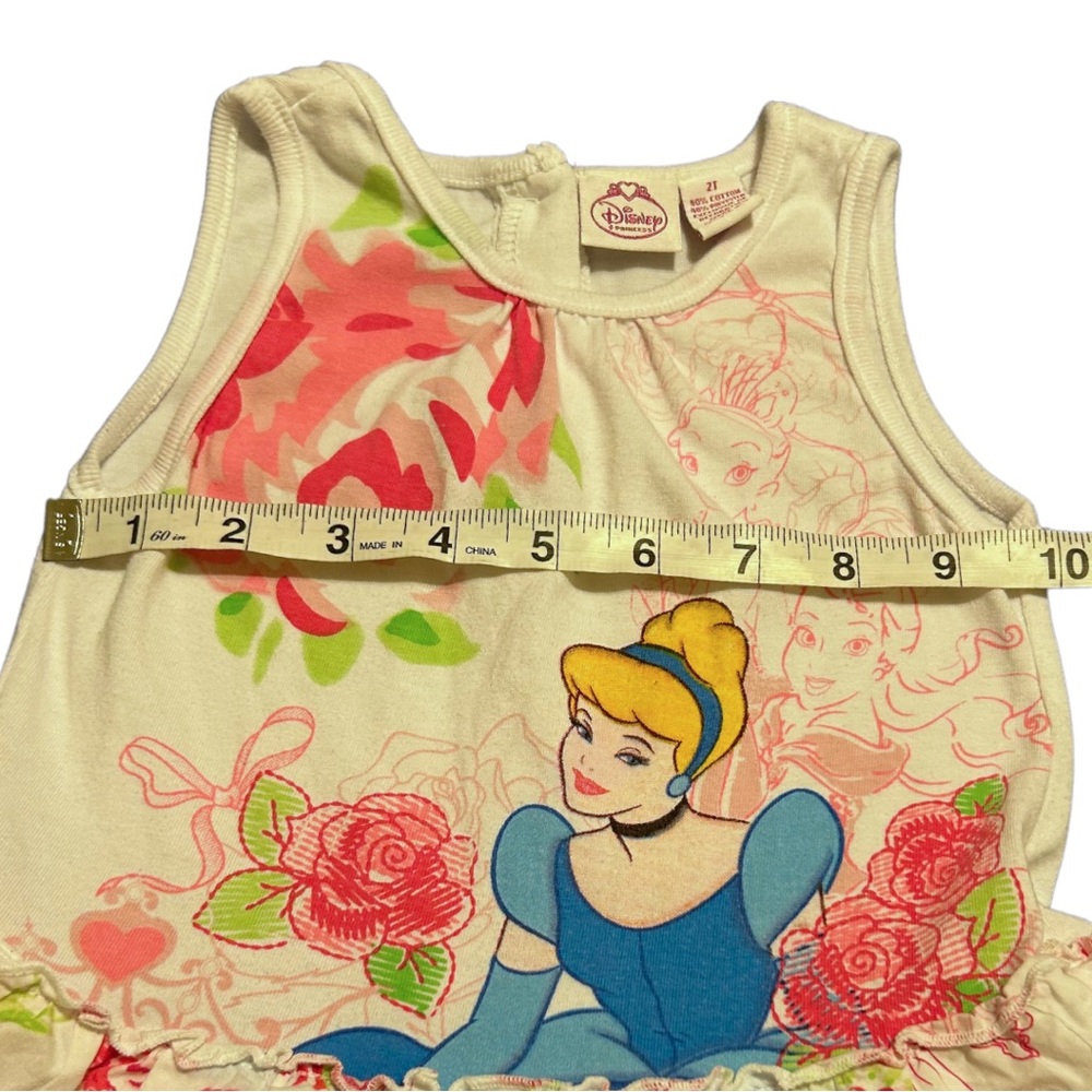 Disney Cinderella multi-layer sleeveless dress size 2T - Picture 5 of 6